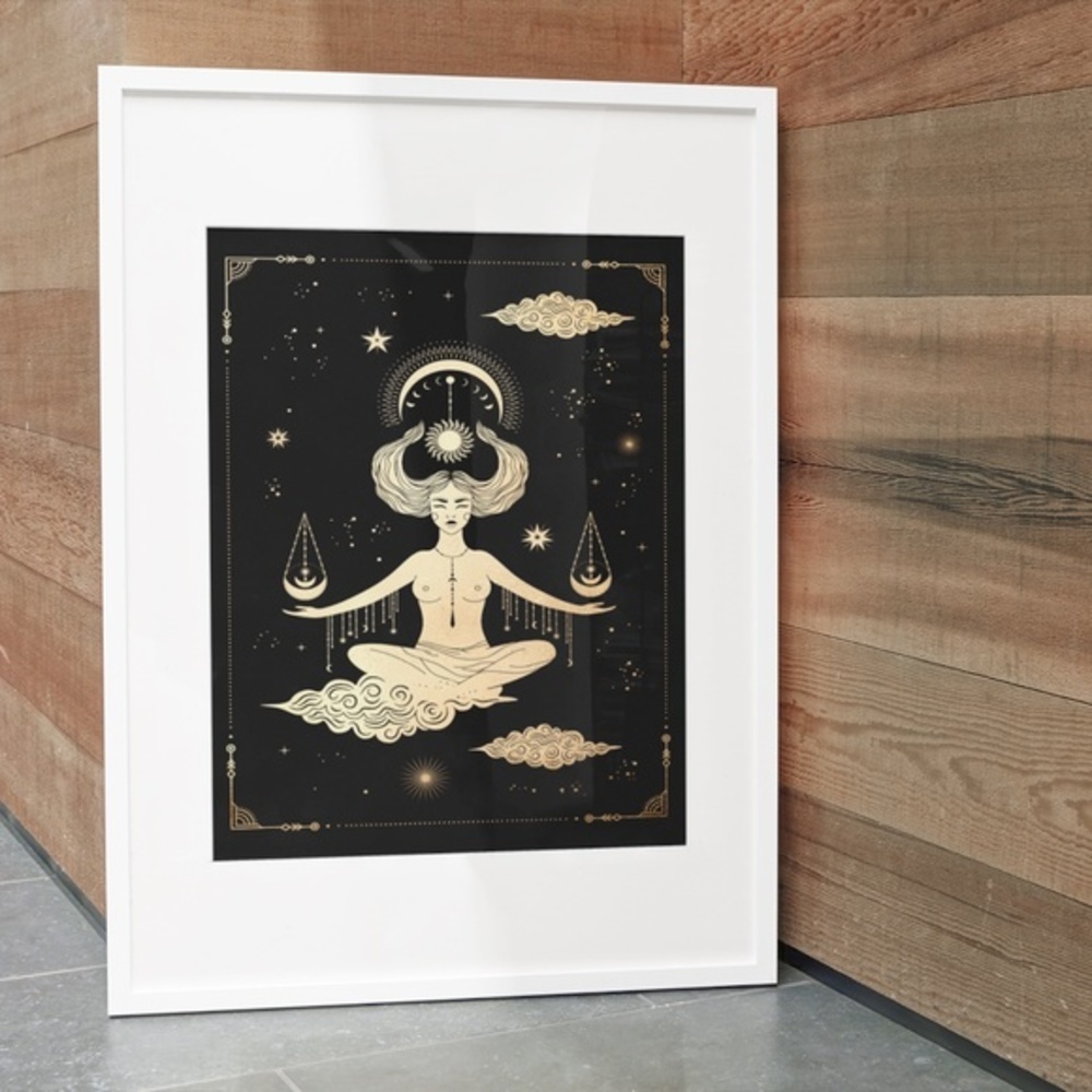 Wall Art Esoteric Celestial Mystic Print Poster Unframed - Picture 3 of 5